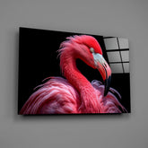 Flamingo Glass Wall Art.